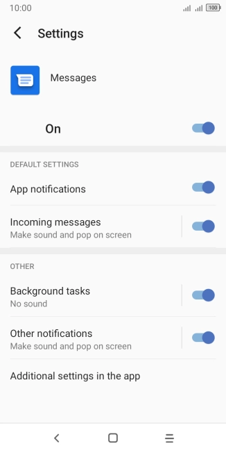 Press the upper indicator to turn on the function.