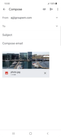 Press the field next to 