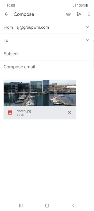Press the field next to 