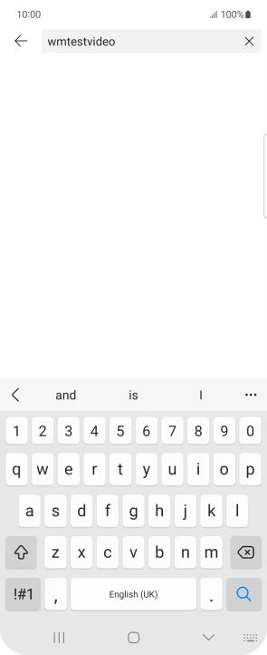 Key in the required search word and press the search icon.