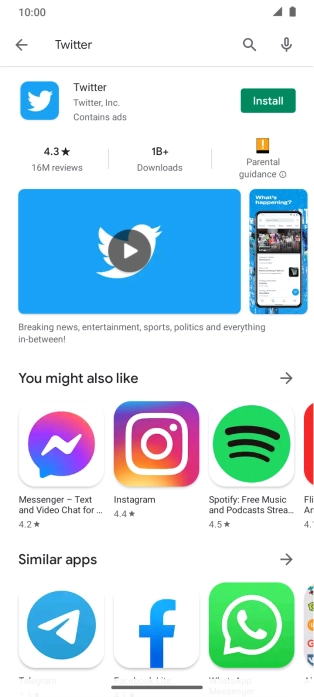 Press Twitter.