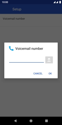 Key in +447836121121 and press OK.
