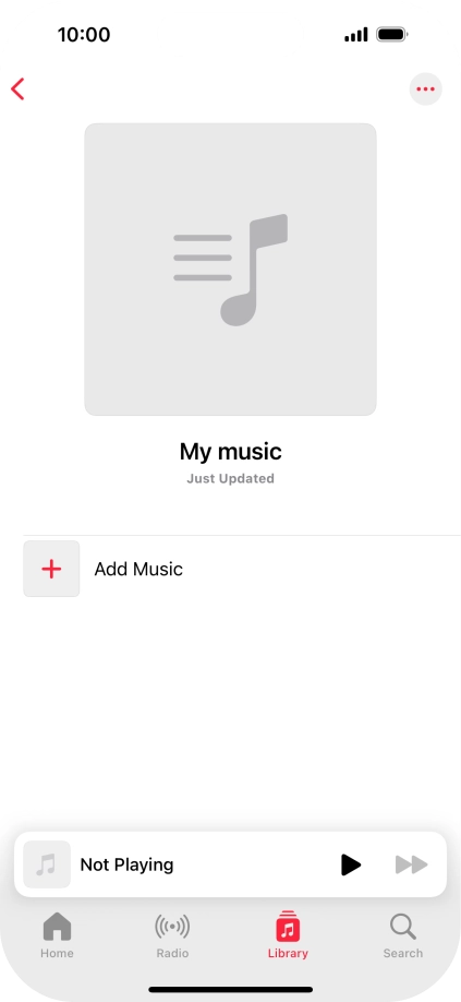 Press Add Music.