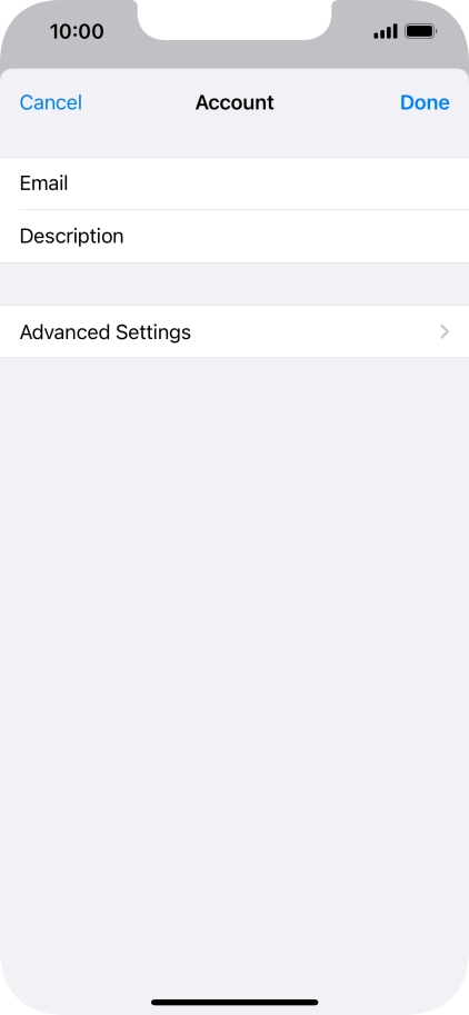 Press Advanced Settings.