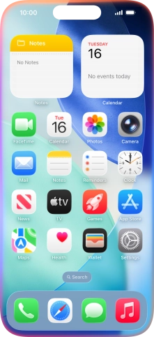 Ask questions or ask Siri to find information on the internet.