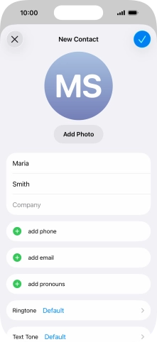 Press add phone.