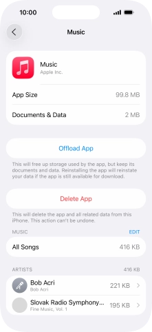 Press Offload App.
