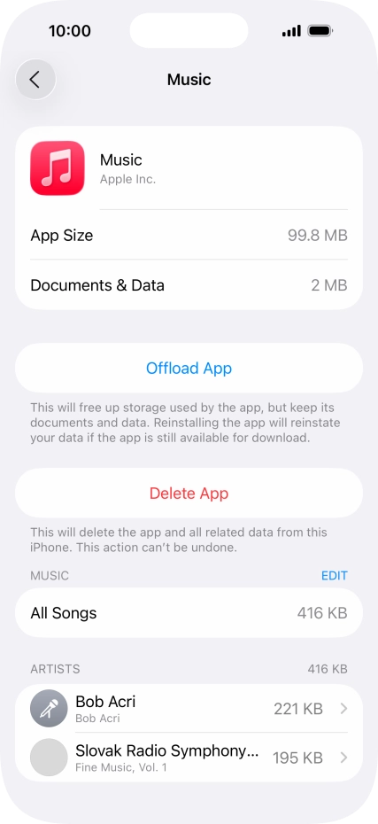 Press Offload App.