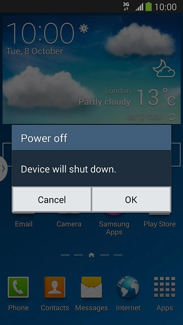 Press OK.