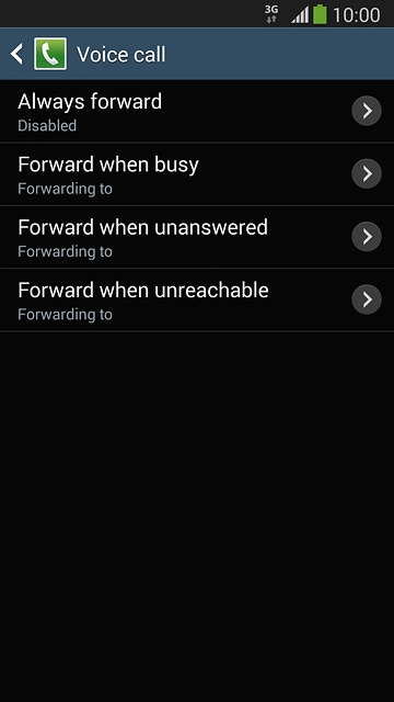 Forward when busy