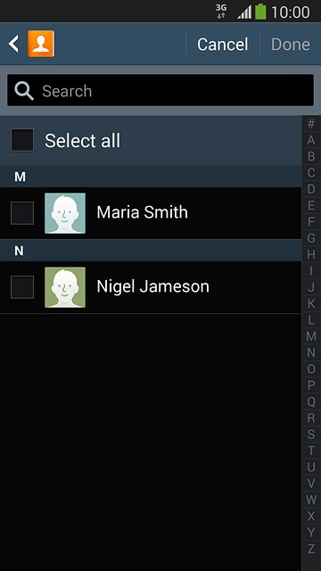 Press Select all.
