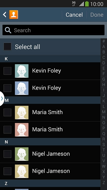 Press Select all.