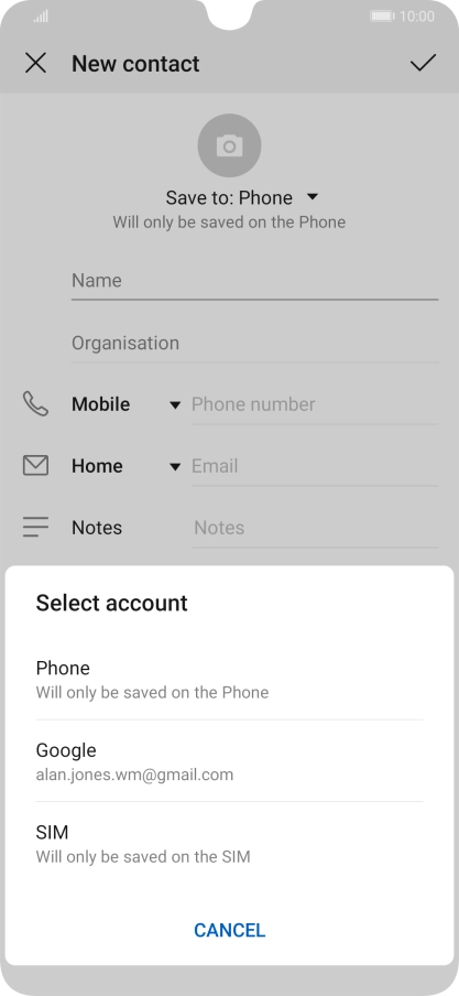 Press Phone.
