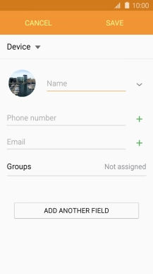 Press Name and key in the required name.
