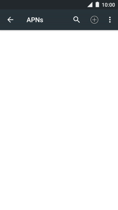 Press the new data connection icon.