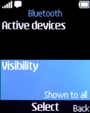 Select Visibility.