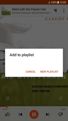 Press NEW PLAYLIST.