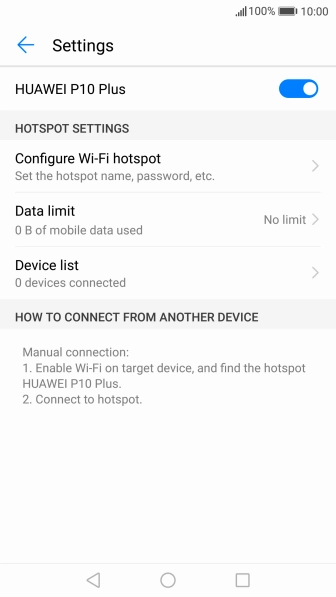 Press the Home key to return to the home screen.