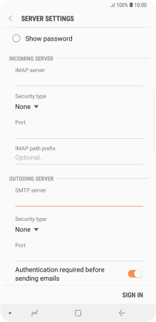 Press the drop down list below 