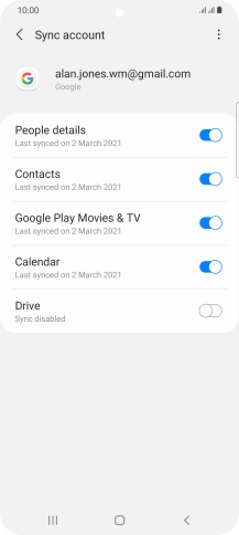 Press the Home key to return to the home screen.