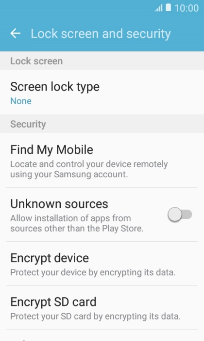 Press the Home key to return to the home screen.