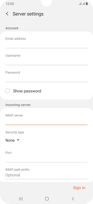 Press the drop down list below 