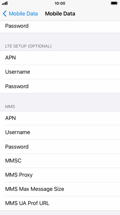 Press MMS Proxy and key in 10.24.59.200:80.