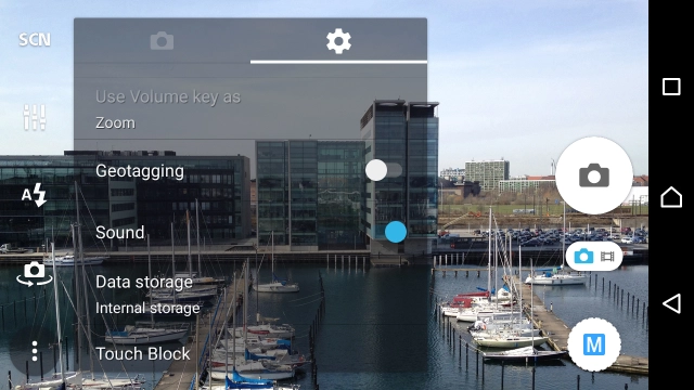 Press Geotagging to turn the function on or off.