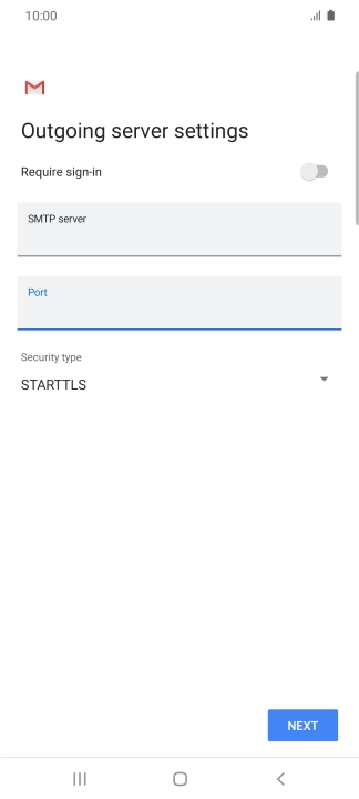 Press the drop down list below 