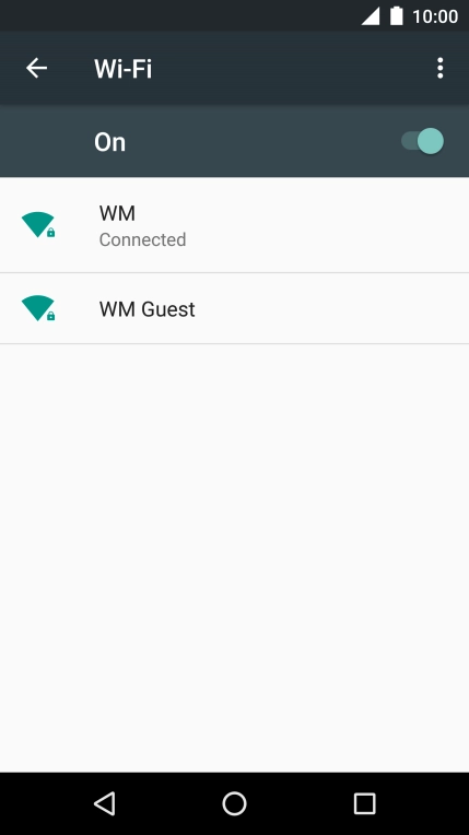 Press the Home key to return to the home screen.