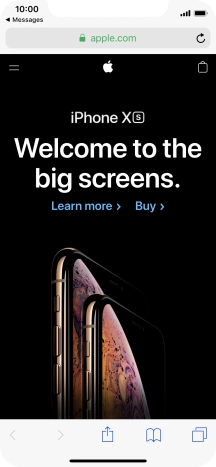 Press the screen a little harder until the content of the message is opened in the relevant application.