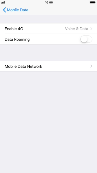 Press Mobile Data Network.