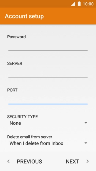 Press the drop down list below 