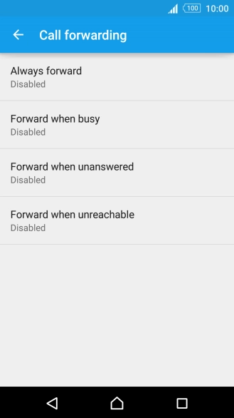 Press the Home key to return to the home screen.