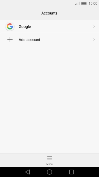 Press Add account.