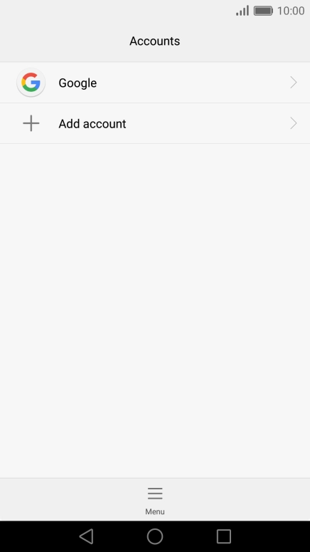 Press Add account.