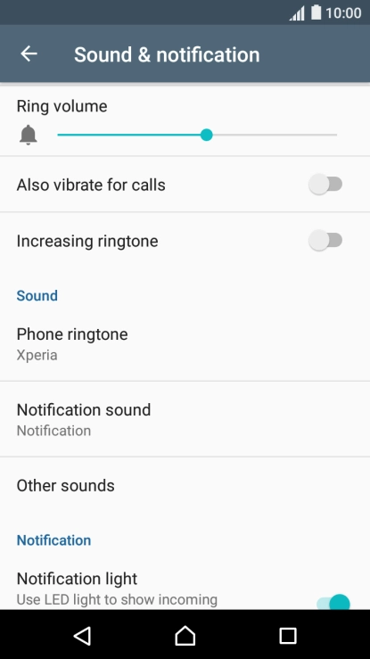 Press Phone ringtone.