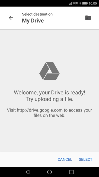 Press the new folder icon.