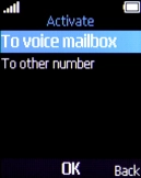 Select To voice mailbox.