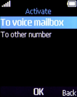 Select To voice mailbox.