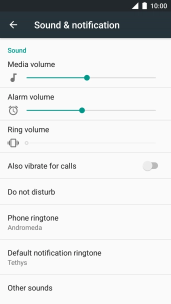 Press Phone ringtone.