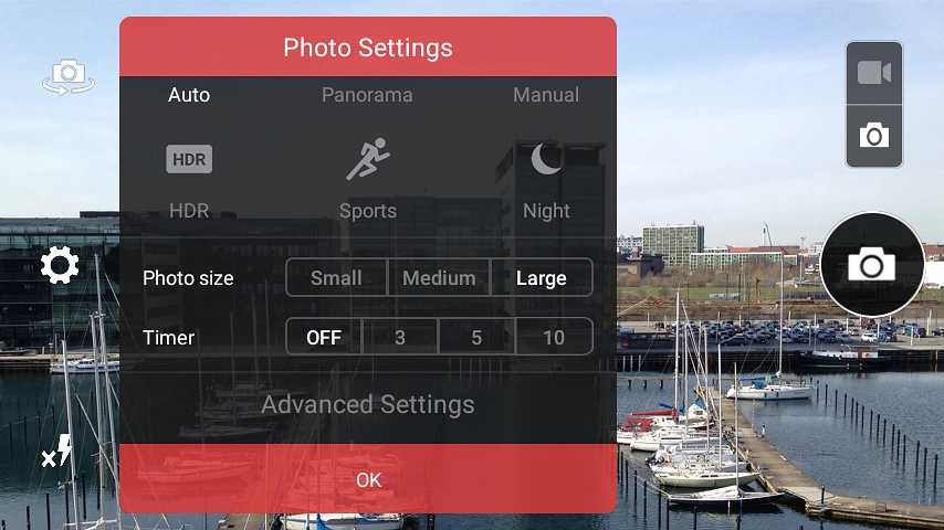 Press Advanced Settings.