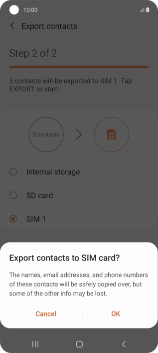 Press OK.