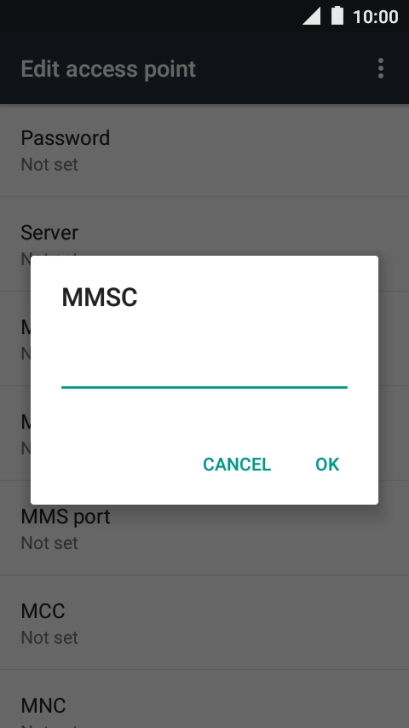 Key in http://www.vodafone.ie/mms and press OK.