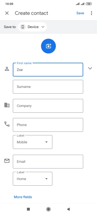 Press Surname and key in the required last name.