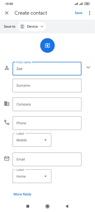 Press Surname and key in the required last name.