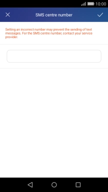 Key in +35387699989 and press the confirm icon.