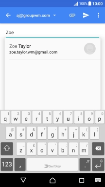 Press the required contact.