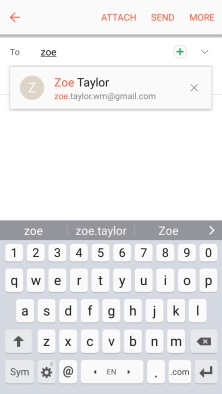 Press the required contact.
