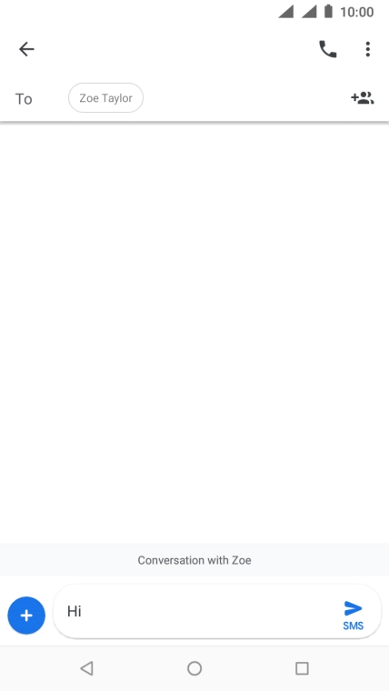 Press the add icon.